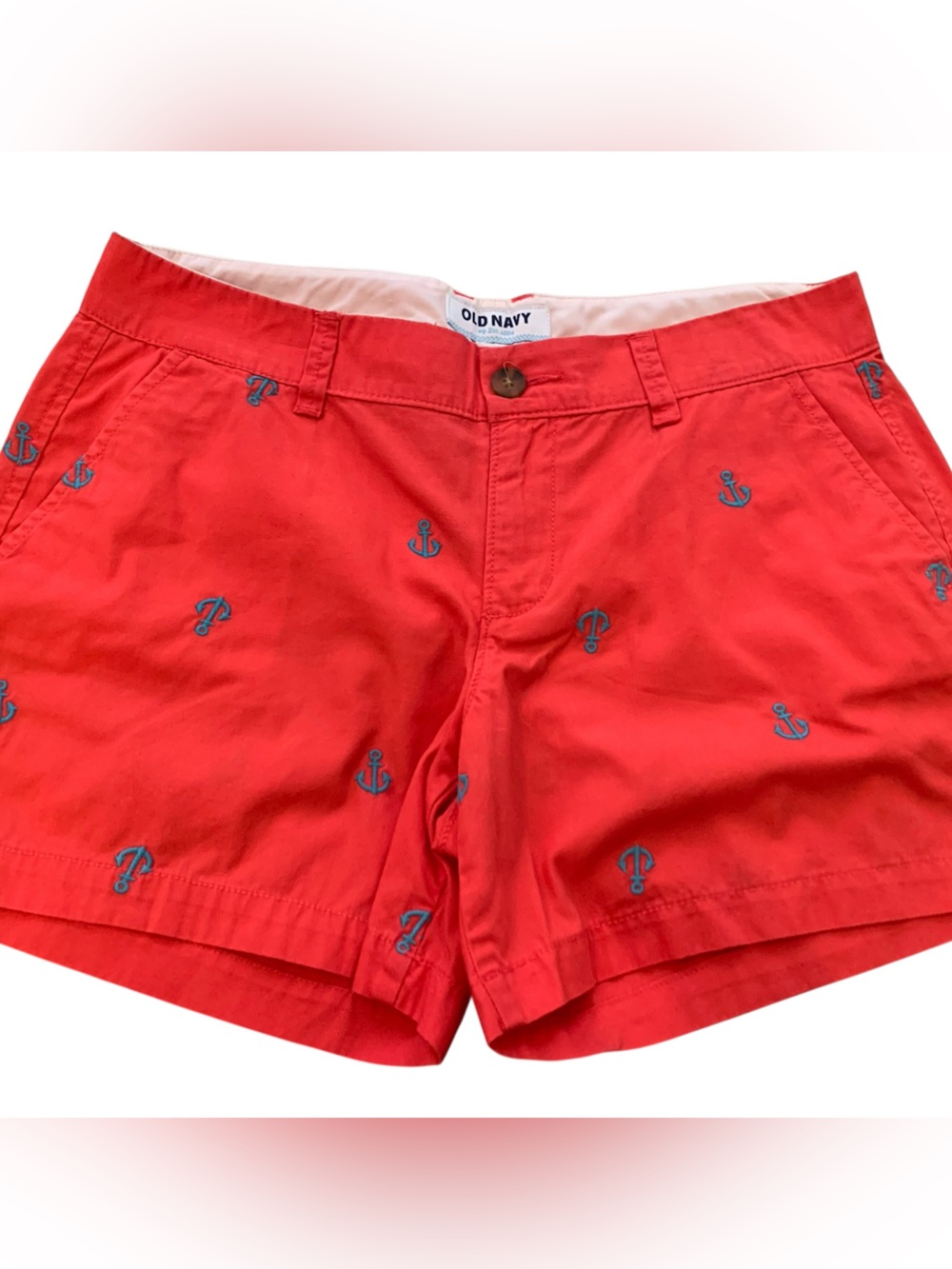 OLD NAVY COLORFUL NAUTICAL SHORTS. GOOD CONDITION!